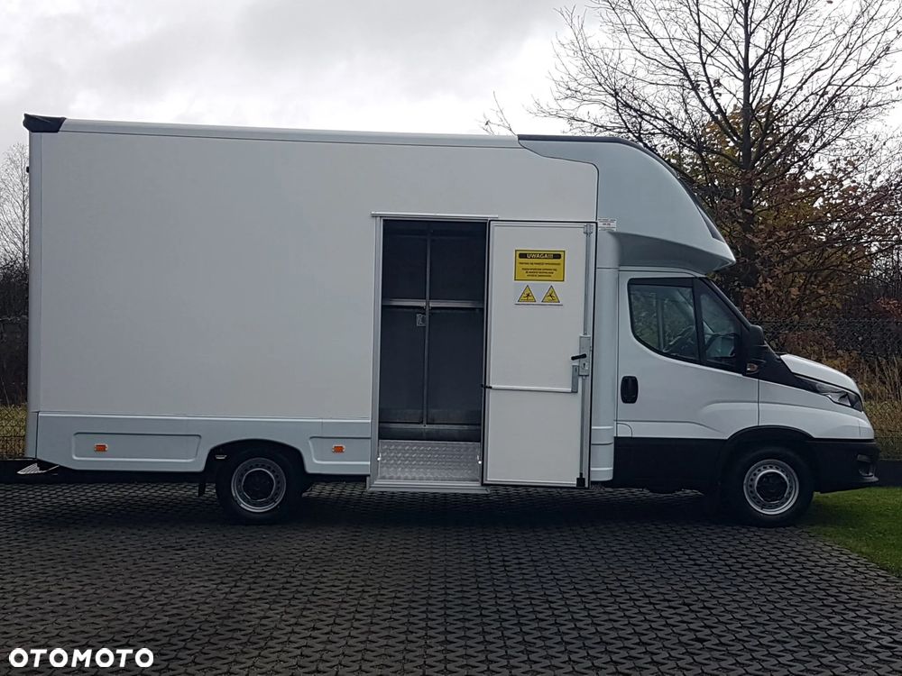 Iveco DAILY KONTENER NISKOPODŁOGOWY 4,43x2,24x2,43 SKLEP FOODTRUCK BAR KLIMA KONIOWÓZ KAMPER - 27
