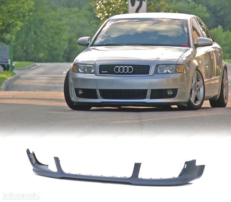 LIP SPOILER FRONTAL AUDI A4 00-04 LOOK S-LINE - 1