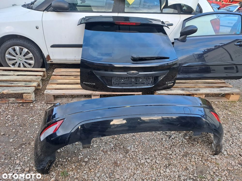 Ford Fokus MK2 FL 2010r. HB 5D kompletna klapa bagażnika kod lakieru F3 czarny i inne - 1