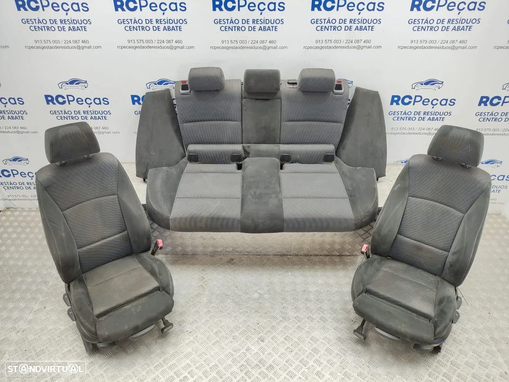 Conjunto Bancos Pack M Tecido Alcantara BMW Serie 3 E91 Touring Carrinha LCI 2008 a 2014 - 8