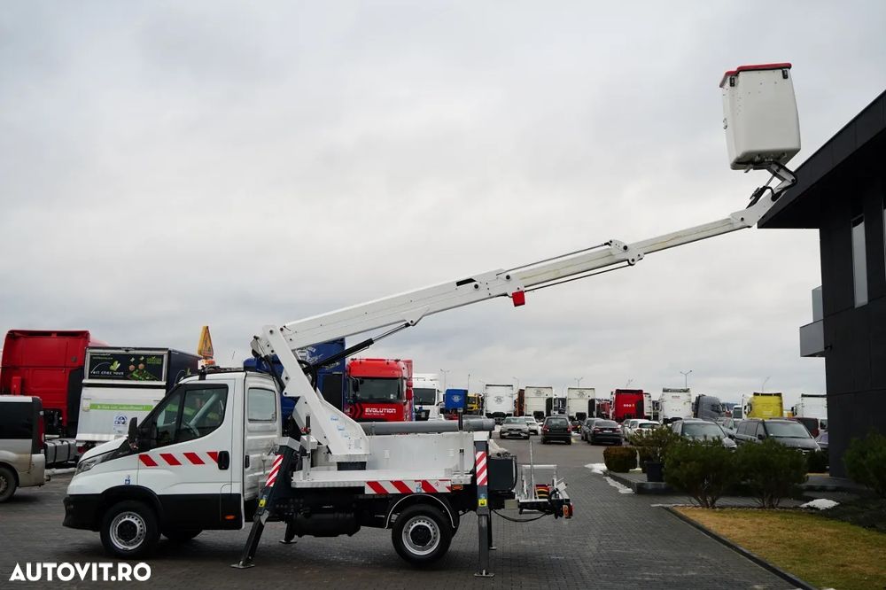 Iveco 35-140 / Platformă de lucru aeriană / FRANCE ELEVATEUR 141 TLE / 4 SUPPORTURI / MANUALĂ / 2020 - 3