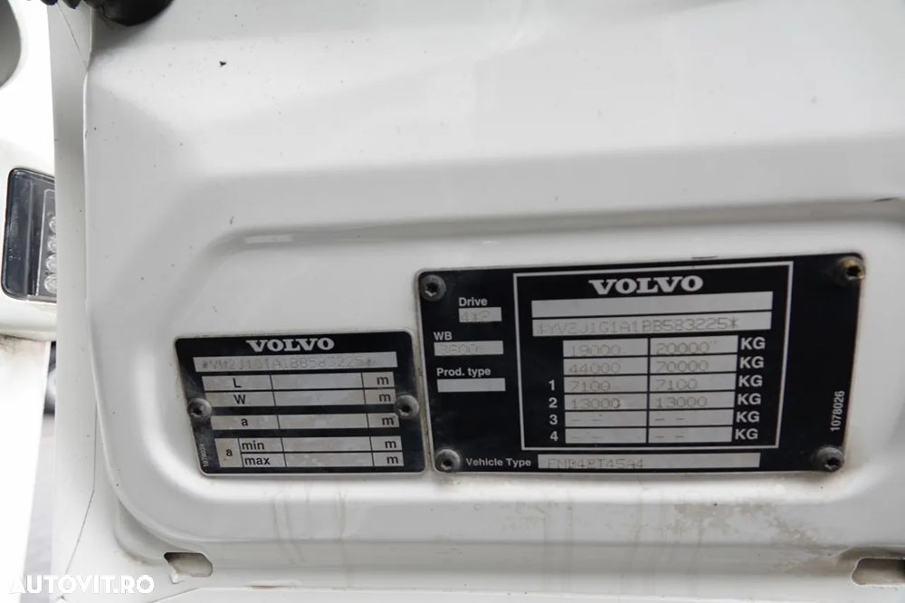 Volvo FM 450 / ADR / JANTE ALIE / GREUTATE: 6900KG / EURO 5 / DUPA CONTRACTUL DE SERVICE - 35