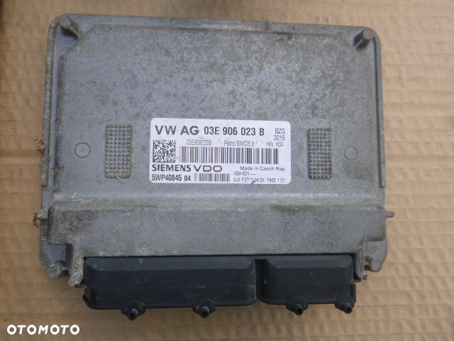ZESTAW STARTOWY KOMPUTER STACYJKA IMMOBILIZER LICZNIK SKODA FABIA II 1.2 07- - 3