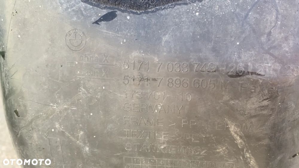 BMW 5 E60 E61 LIFT LCI M-PAKIET NADKOLE LEWE PRZÓD PRZEDNIE 7896605 7033749 - 4