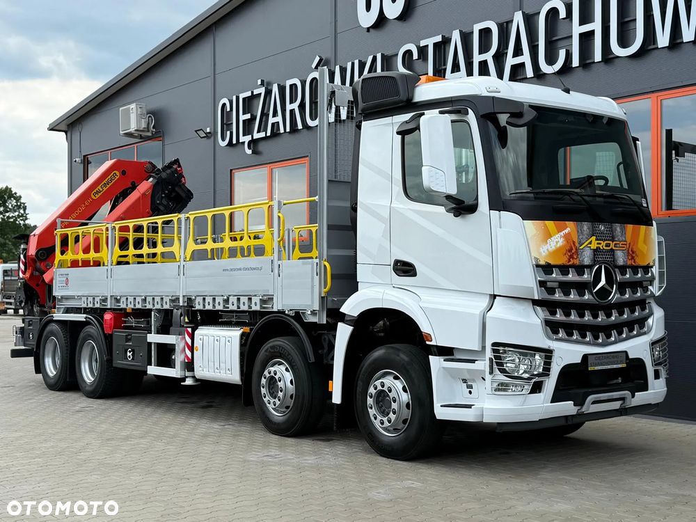 Mercedes-Benz Arocs Actros 3236 // E6 // 8x4 // Palfinger PK48002 z radiem // energetyka budowlanka skrzynia kran crane żuraw dzwig - 7