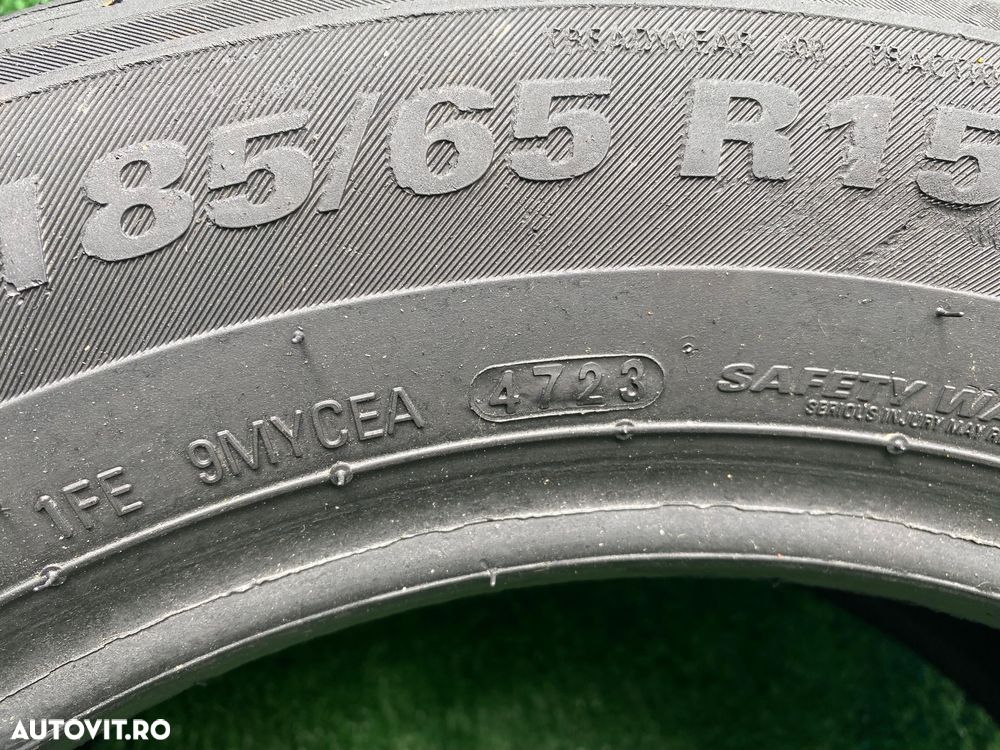 Set 2 anvelope  Vara Kumho EcoWing ES31 185 65 R15 92 T Dot 4723 Profil 4,65 mm - 5