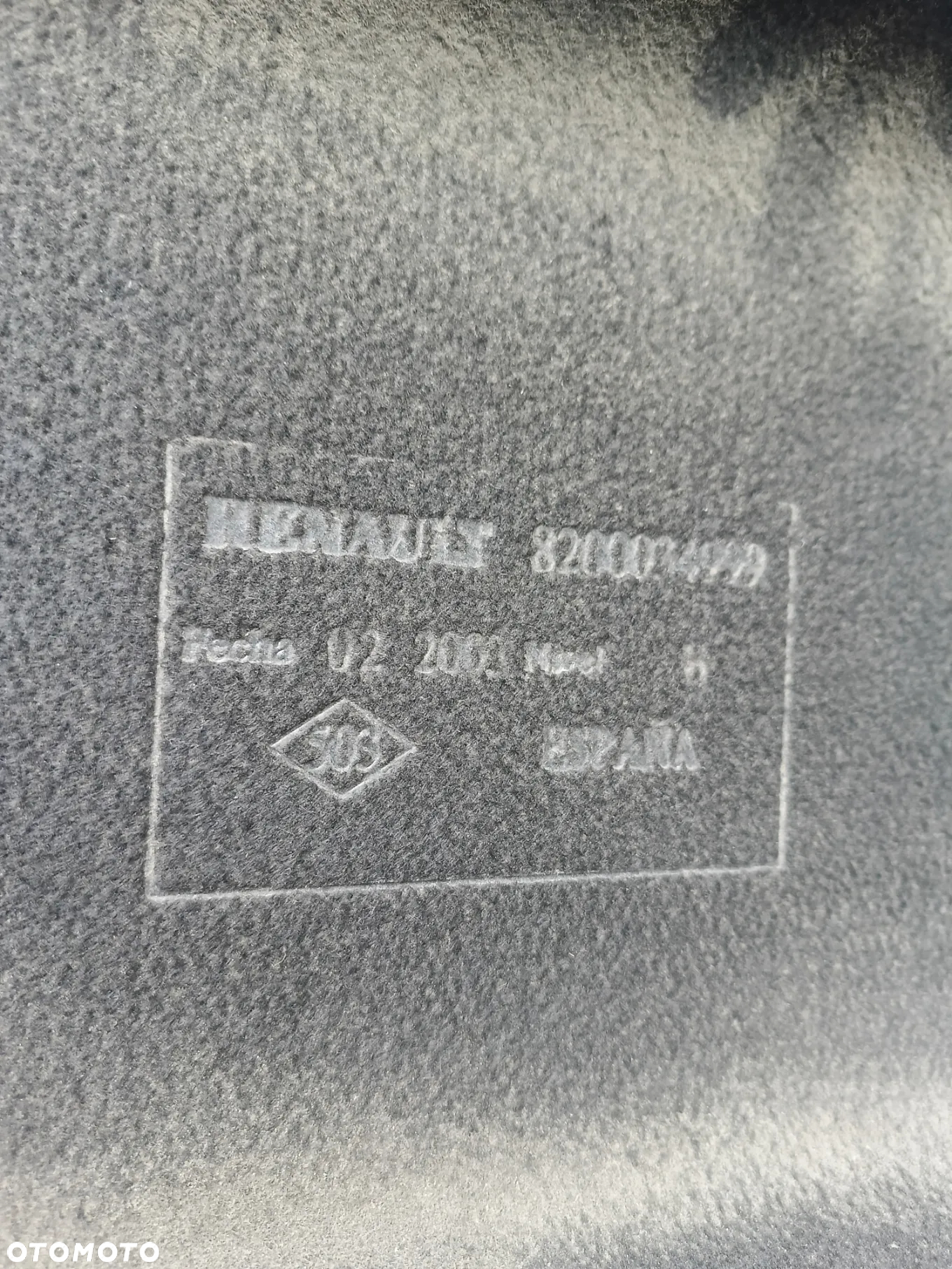 RENAULT MEGANE II HB PÓŁKA TYŁ TYLNA BAGAŻNIKA - 2