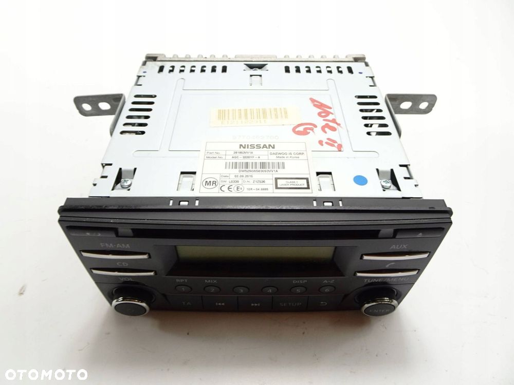 radio cd nissan note e12 281853vv1a - 1