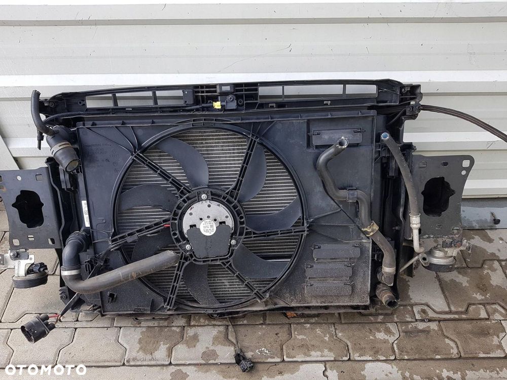 VW GOLF 7 VII 12-16r HB 1.6 TDI PAS PRZEDNI CHŁODNICE WENTYLATOR - 2