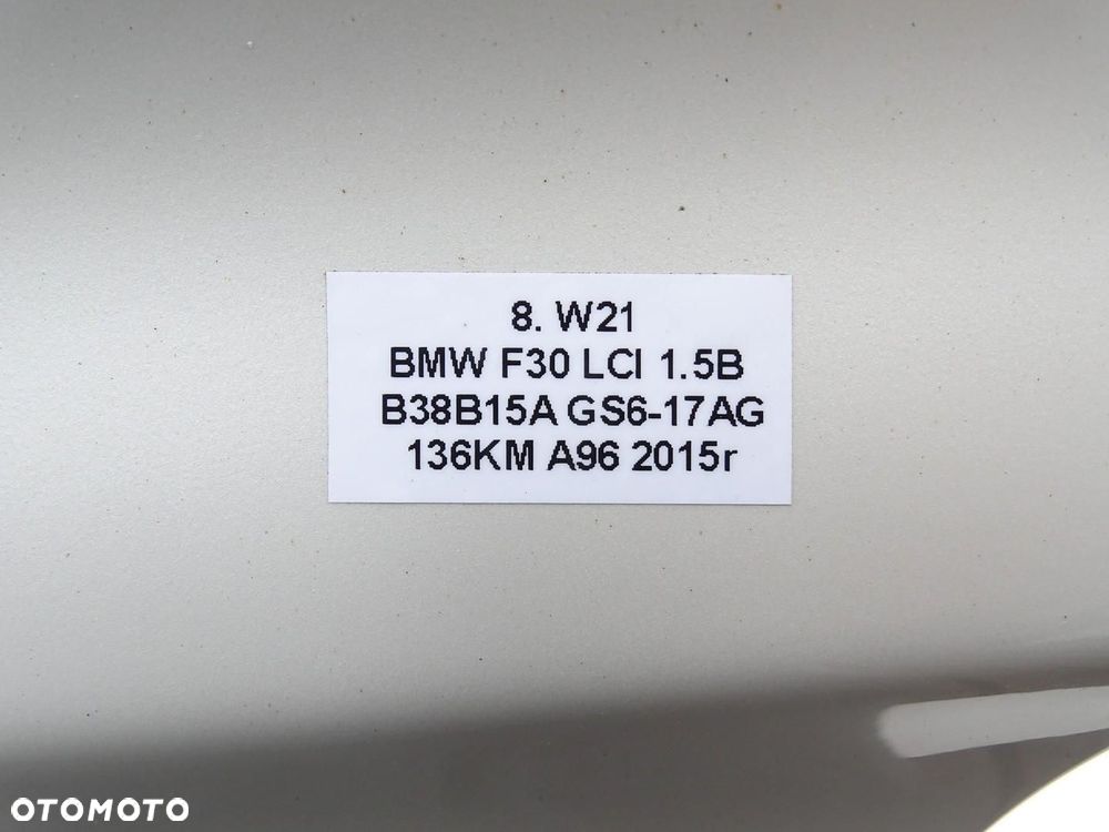 BŁOTNIK LEWY PRZÓD PRZEDNI MINERALWEISS A96 BMW F30 F31 LCI LIFT 11-18r - 15