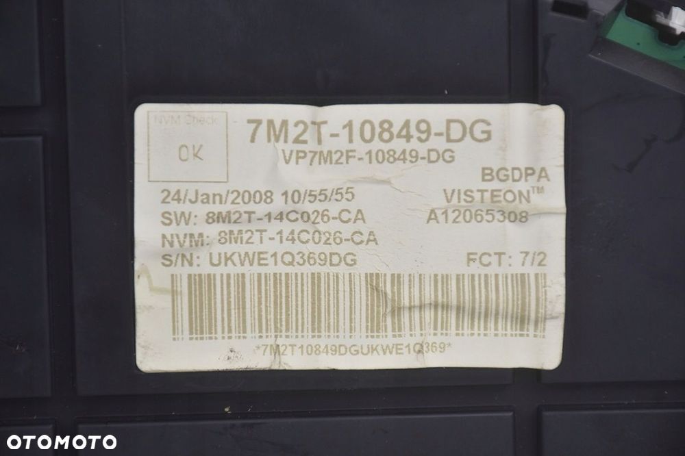 licznik ford * mondeo mk4 s-max mk1 galaxy mk3 uk 7m2t-10849-dg - 4