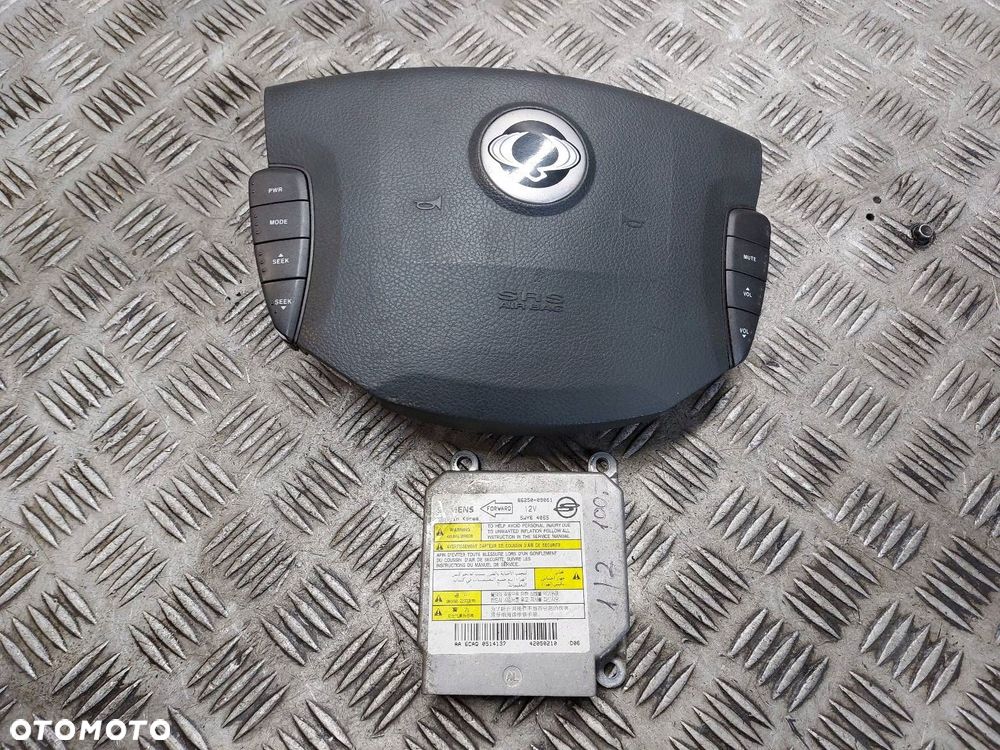 PODUSZKA AIRBAG KIEROWCY + MODUŁ AIRBAG SSANGYONG KYRON I 86250-09061 - 1