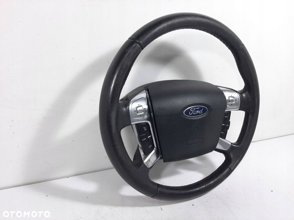 FORD MONDEO MK4 07R KIEROWNICA SKORA MULTIFUNKCJA PODUSZKA 7S713600JB3ZHE - 2
