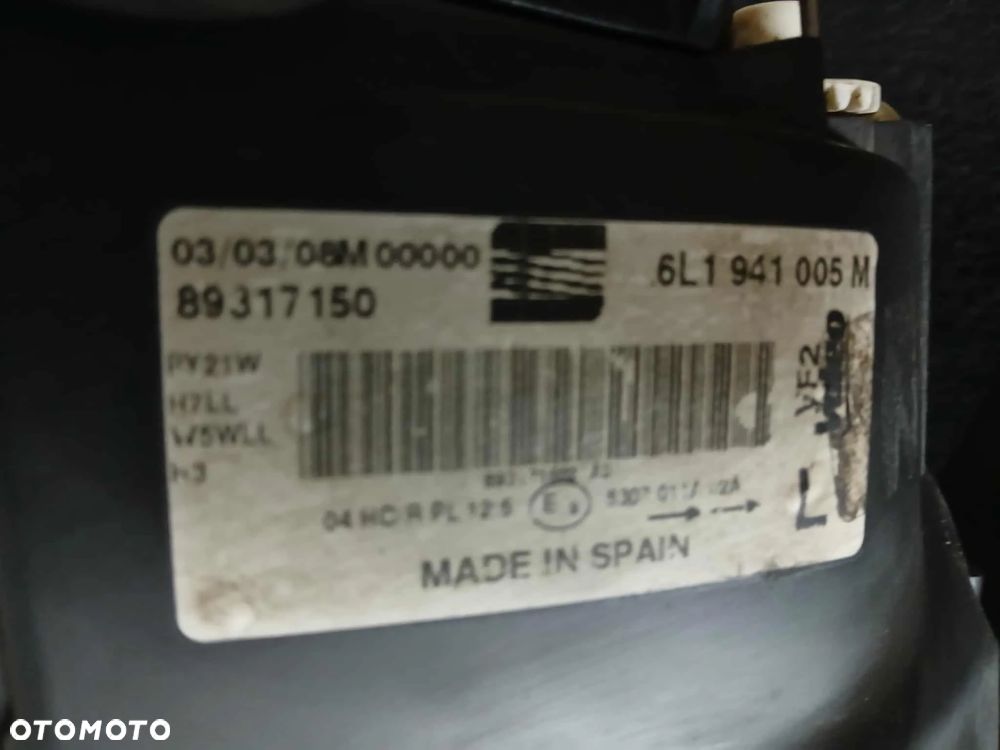 Seat Ibiza III Lampa przednia lewa, prawa - 7