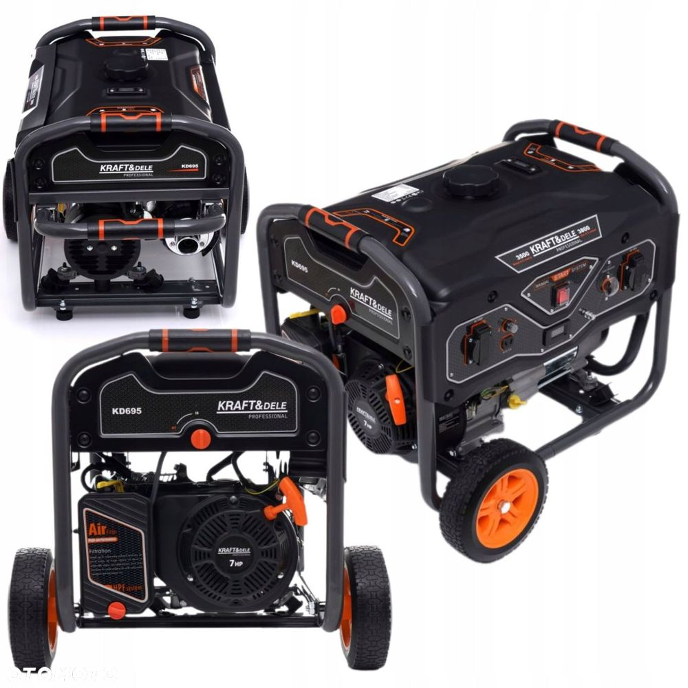 KRAFTDELE AGREGAT GENERATOR PRĄDOTWÓRCZY 230V / 3,2 kW / 3,5 kW KD695 - 15