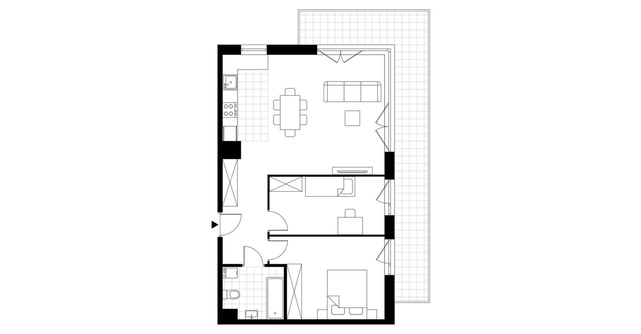 3-pokojowe mieszkanie 66m2 + balkon Bez Prowizji - Pełny obrazek: 3/23
