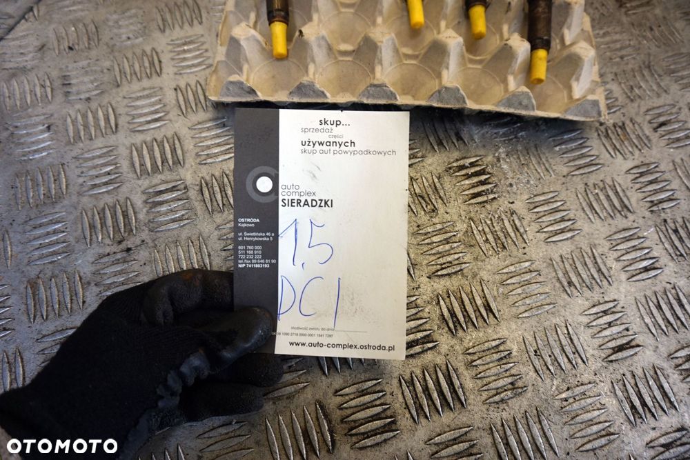 WTRYSKIWACZE WTRYSKI LAGUNA III PH1 1.5 DCI H8200294788 166009445R RENAULT 2007-2012 - 2