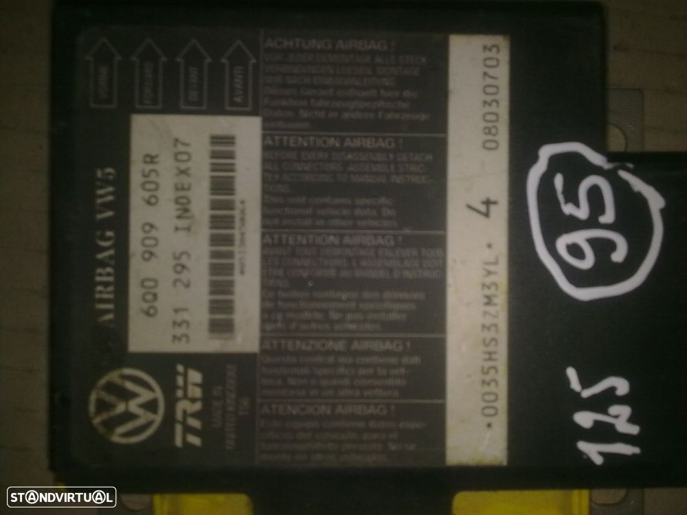 Modulo Airbag 6Q0909605R VW POLO - 1