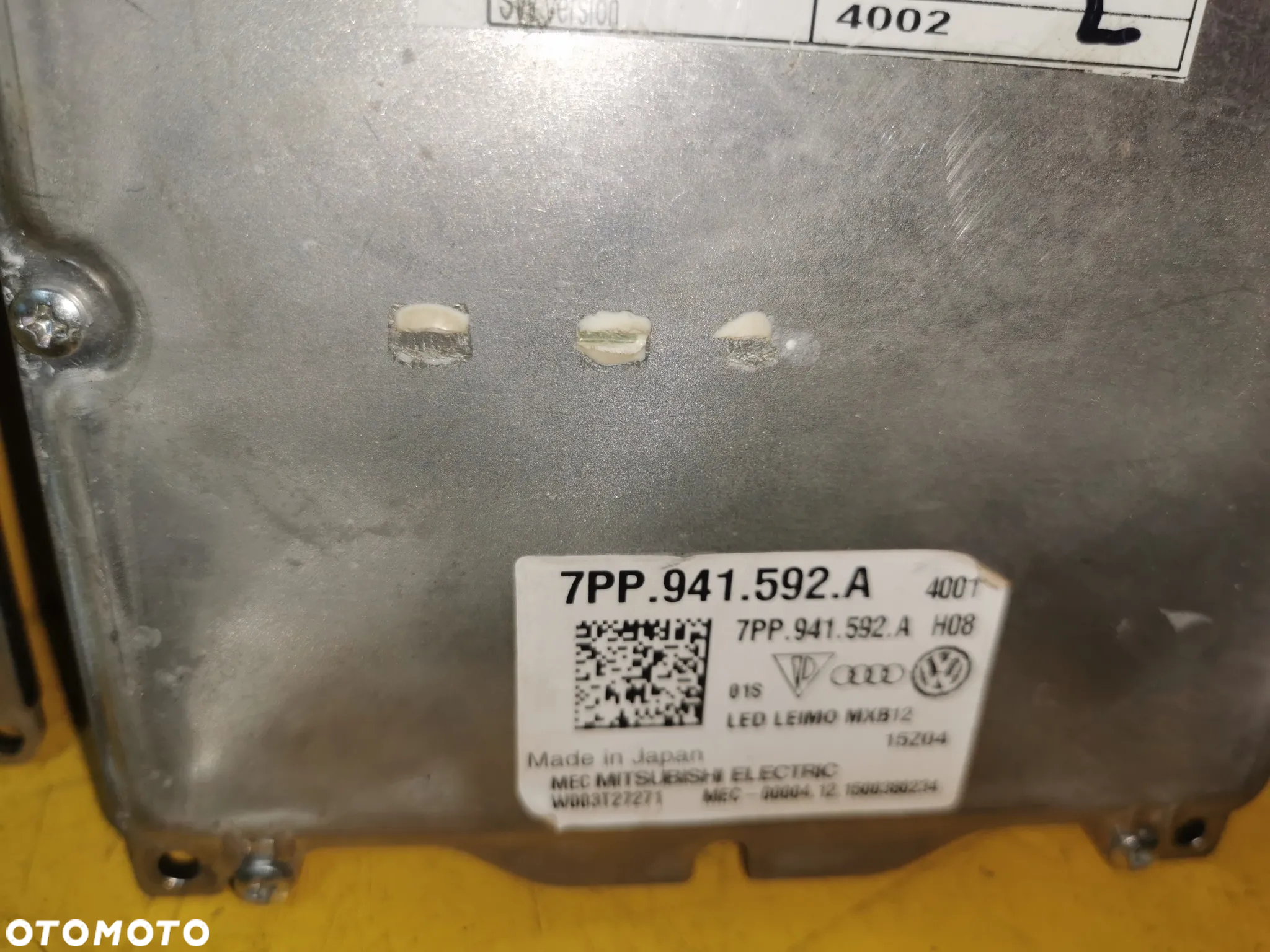 VW TOUAREG III PRZETWORNICA LAMPY LEWA PRAWA MATRIX 7PP941592A 80A907397D - 3