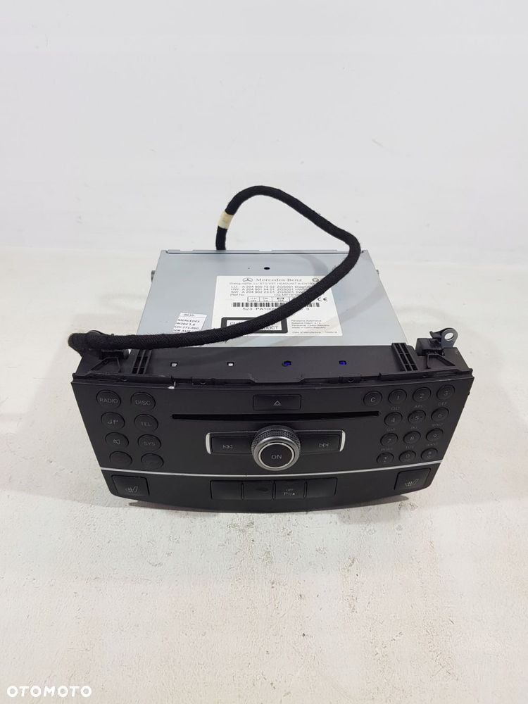 wyświetlacz nawigacja radio a2046801231 mercedes c-klasa w204 1.8 cgi kpl - 2