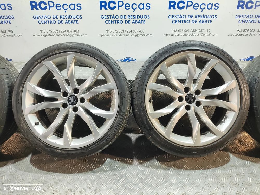 Conjunto de jantes 19 originais Peugeot RCZ 8,5J ET27 5x108 - 4