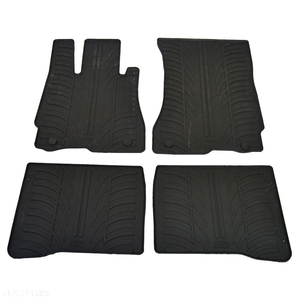 Set covorase auto din cauciuc Mercedes Clasa S W221 2005-08.2013, Gledring, 4 buc. - 1