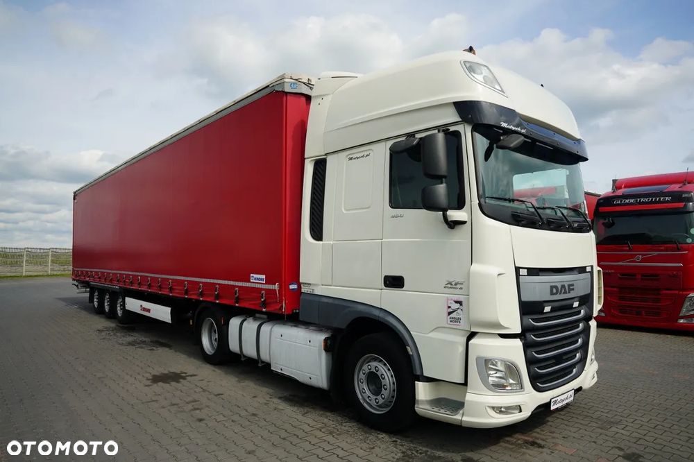 DAF XF 460 / ZESTAW / LOWDECK / SSC / + KRONE / FIRANKA / MEGA / OŚ PODNOSZONA / DACH PODNOSZONY / SAF - 3