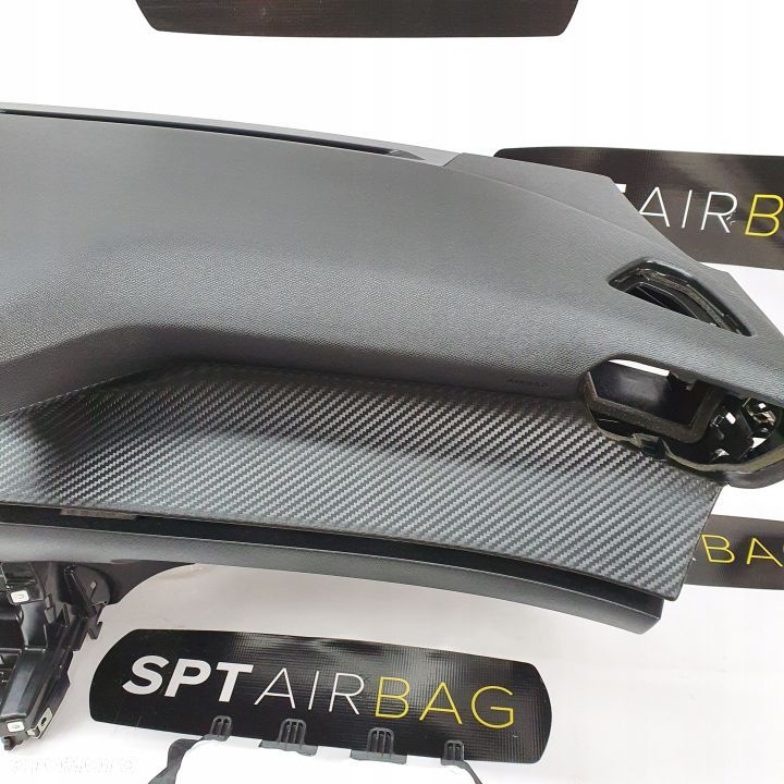 PEUGEOT 208 N.M. 2008 II DESKA ROZDZIELCZA KONSOLA KOKPIT PULPIT PODUSZKI AIRBAG AIR BAG PASY KIT SET - 5