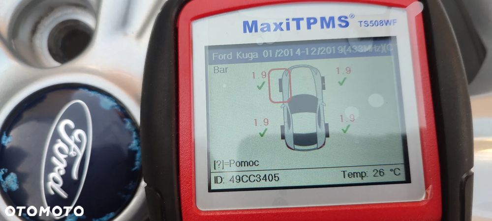 Felgi Aluminiowe Oryg. Ford Kuga 17 Cali 5x108 7,5Jx17 Et52,5 Ø63,4mm CJ5C-1007-B2B Czujniki Ciśnienia Opon Tpms Bdb !! Starogard Gdański - 16