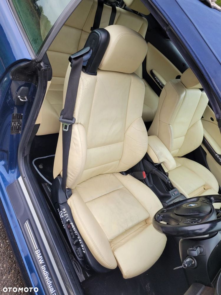FOTELE KANAPA BOCZKI BMW E46 M3 CABRIO KOMPLET PAMIĘĆ GRZANE INDIVIDUAL - 12