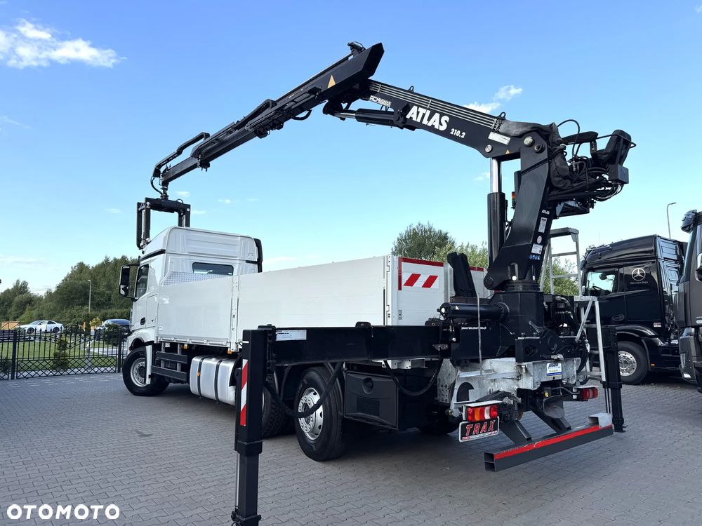 Schwarzmuller Przyczepa burtowa budowlanka 2017 r + Mercedes Actros 26.48 z HDS 2017 r - 12