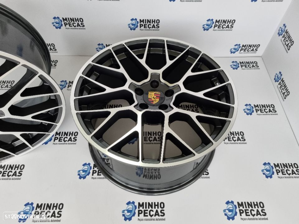Jantes Porsche Macan RS Spyder em 20 GunMetal Polido - 7