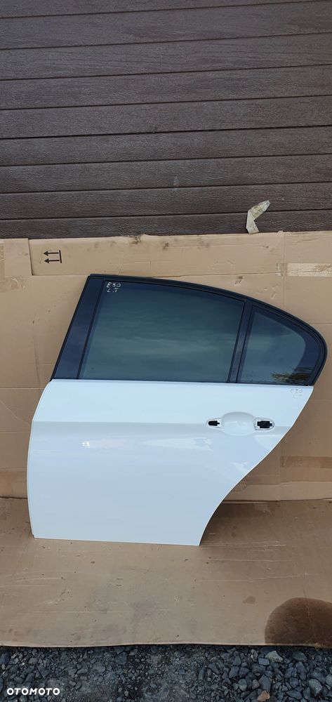 Drzwi lewy tył tylne lewe BMW 3 E90 ALPINWEISS - 1