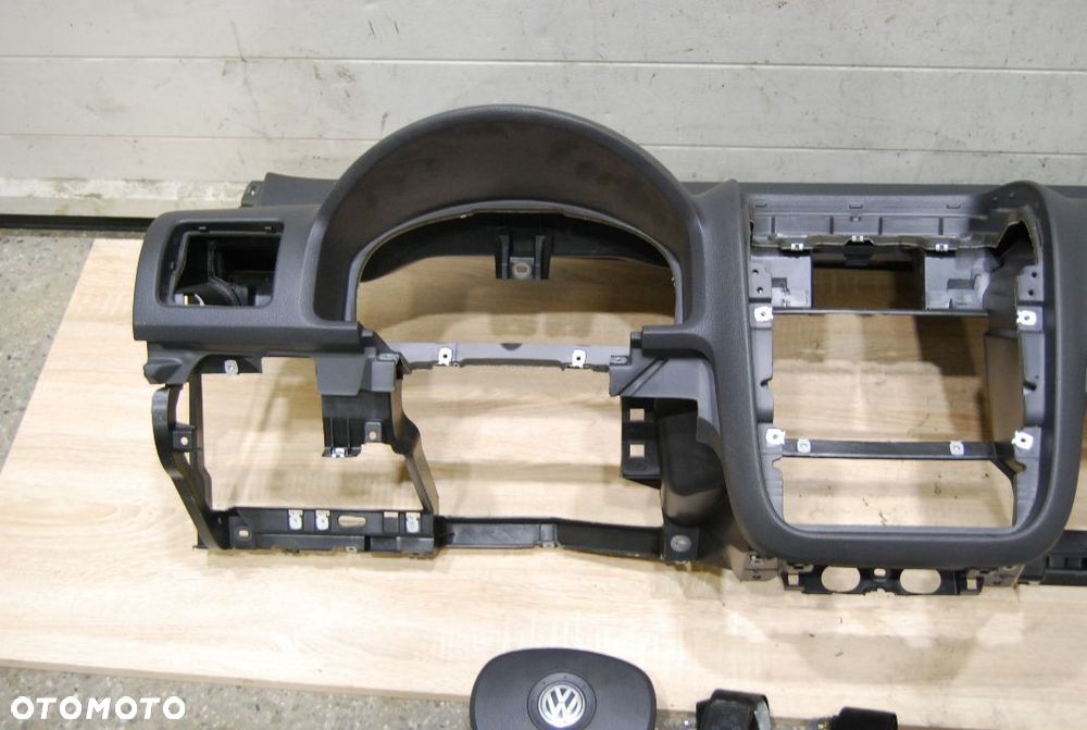 DESKA KOKPIT KOMPLET PASY AIR BAG VW GOLF V 1K0858295 1K3857705C - 8