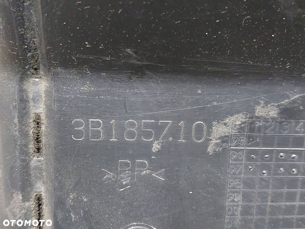 SCHOWEK PASAŻERA VOLKSWAGEN PASSAT B5 3B1857101 - 7