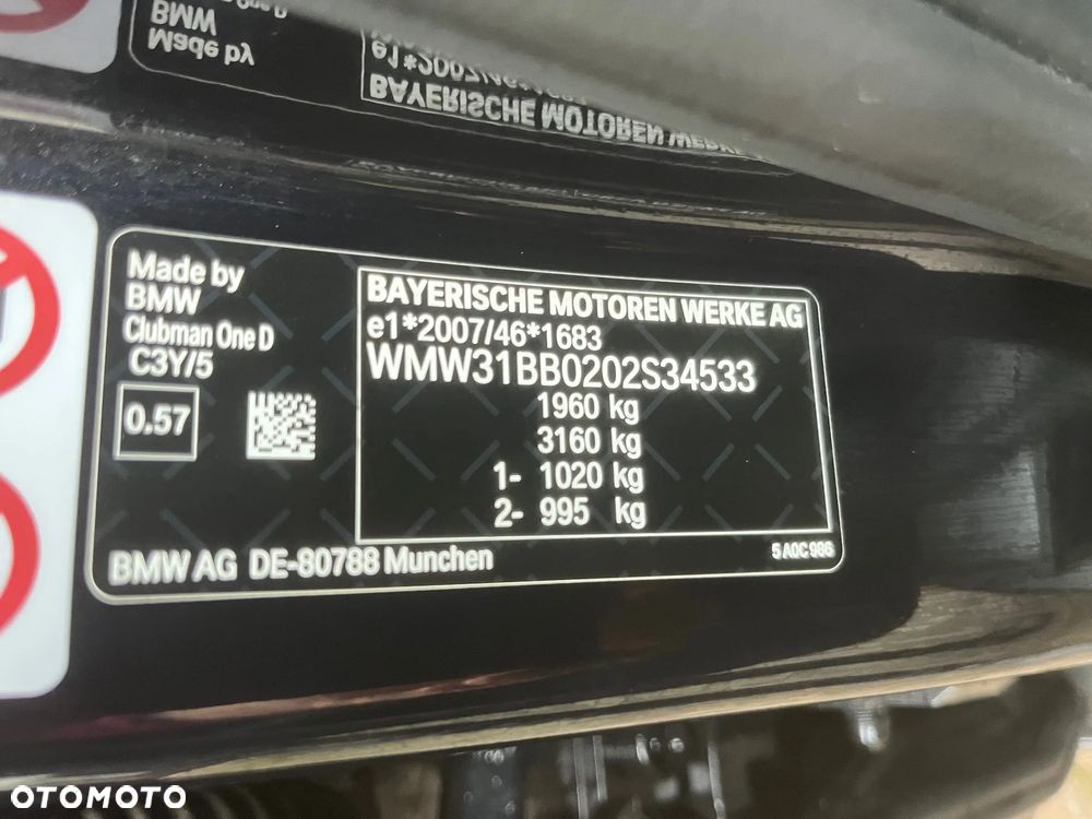 MINI Clubman One D - 25