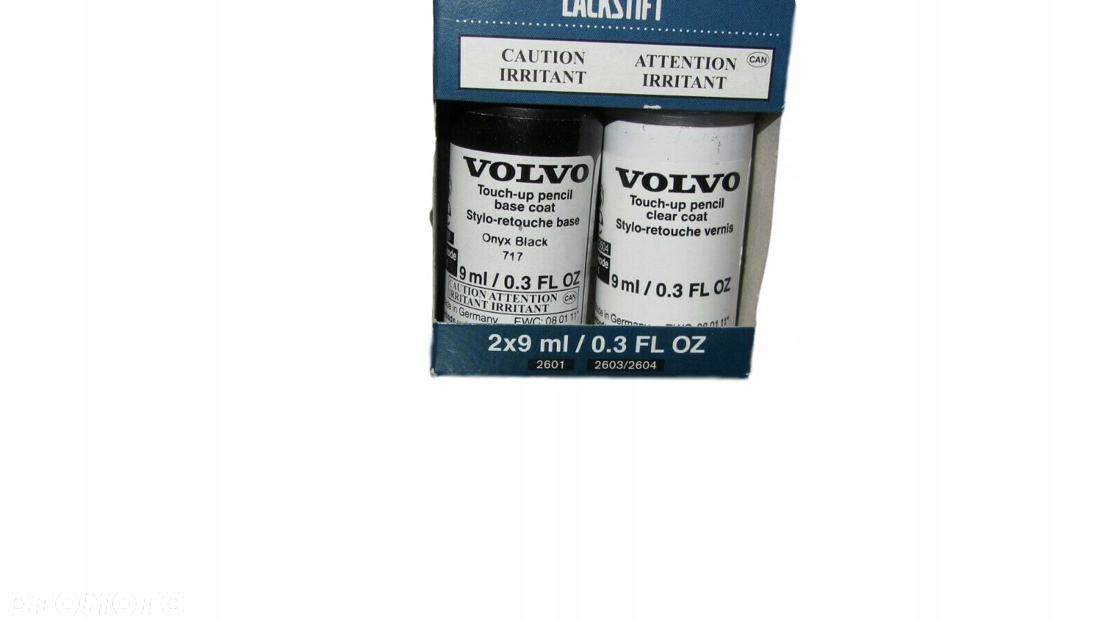VOLVO C70 S60 S80 lakier zaprawka czarny 717 OE 31424063 - 3