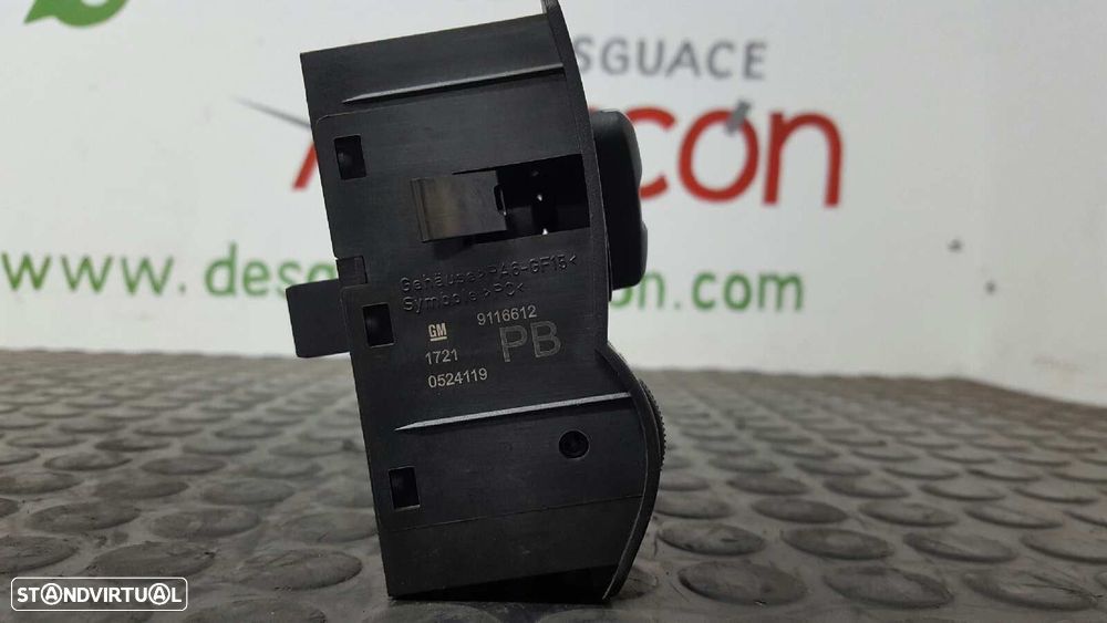 COMANDO DAS LUZES OPEL CORSA C COMFORT - 2