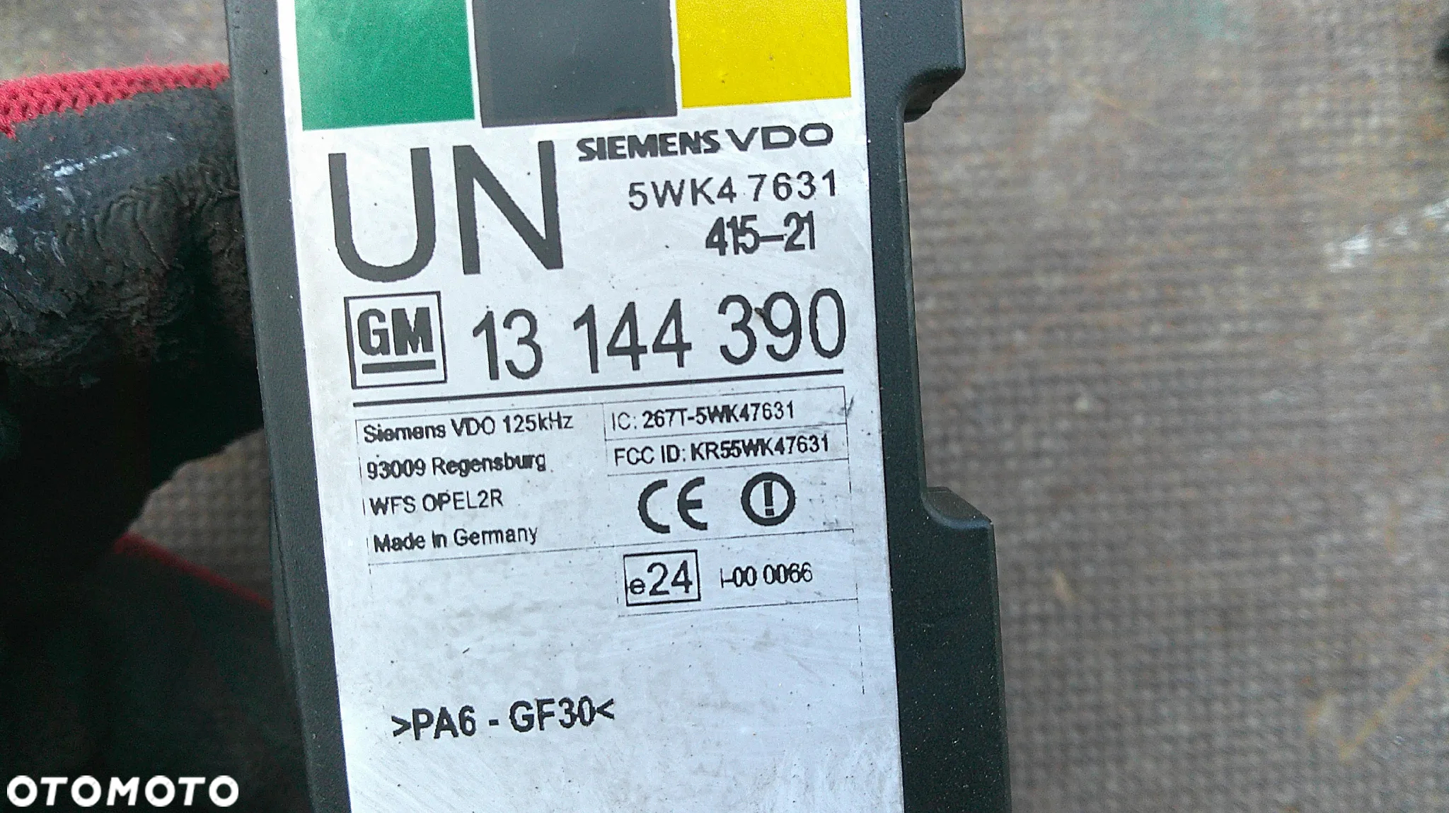 OPEL MERIVA A 1.4 16V IMMO ZESTAW STARTOWY 55353613 - 3