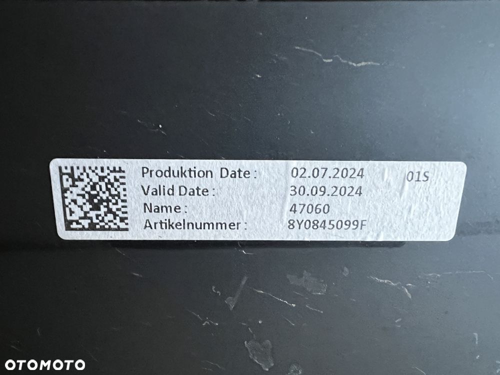 SZYBA CZOŁOWA PRZEDNIA AUDI A3 8Y0 SENSOR KAMERA 2024R ORYGINAŁ 8Y0845099F 5WA980653E - 6