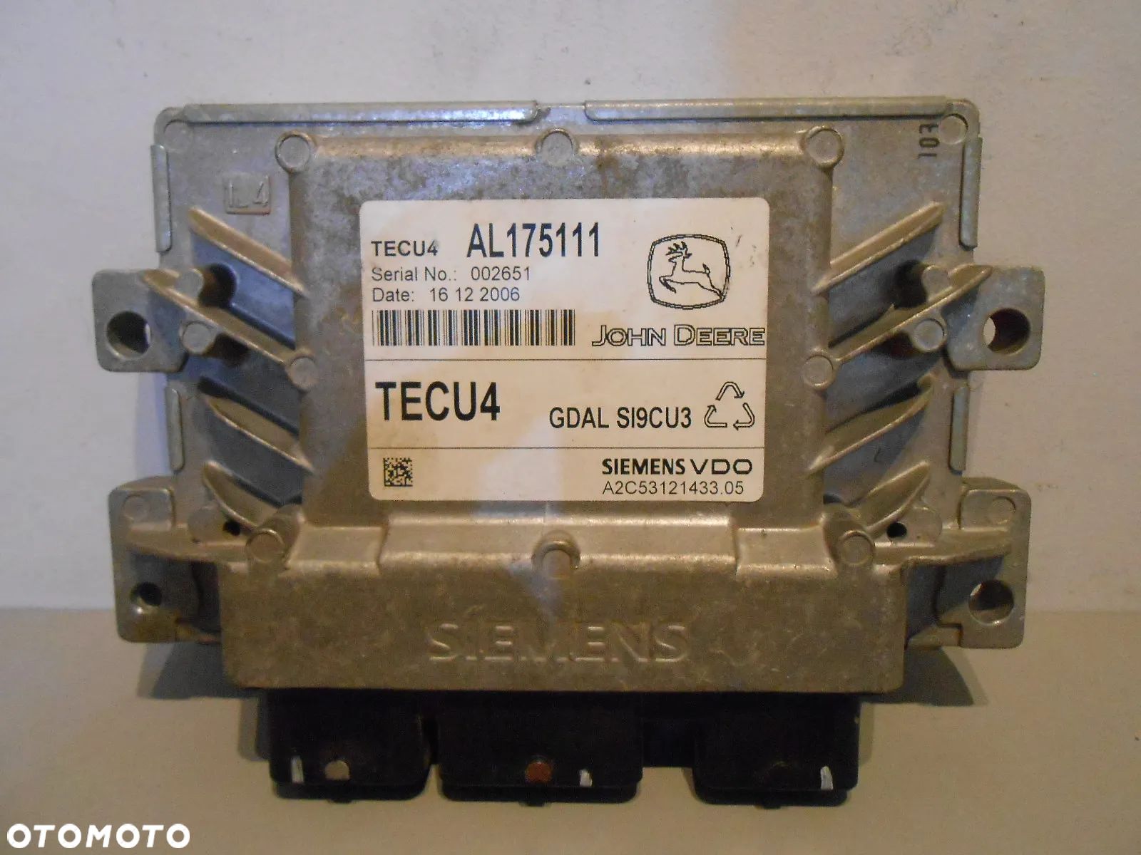 Sterownik TECU4 moduł komputer John Deere 6930 - 1