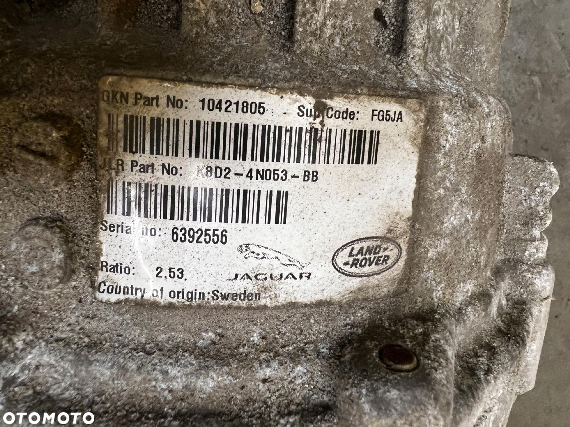 DYFERENCJAŁ MOST TYŁ LAND ROVER DISCOVERY SPORT V L550 LIFT 2.53 2.0 D - 7