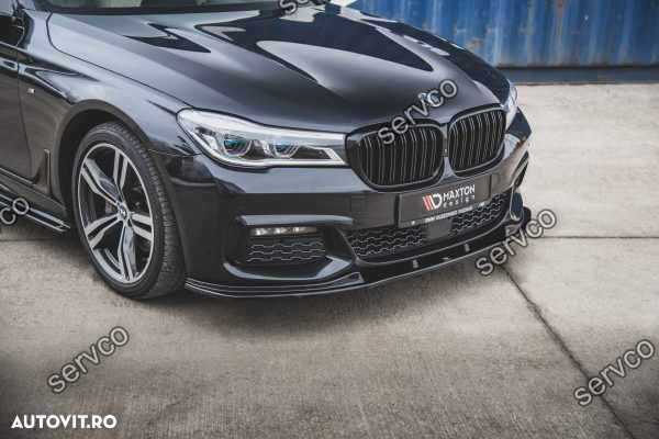 Prelungire lip bara fata Bmw Seria 7 G11 G12 M Pachet 2015-2018 Maxton - 11
