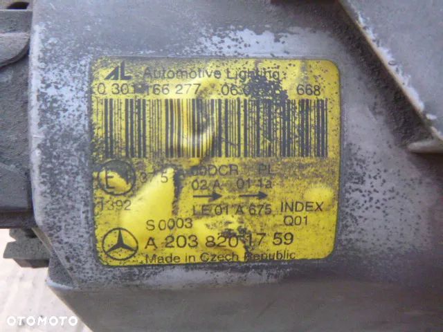 LAMPA LEWY PRZÓD LEWA PRZEDNIA MERCEDES C KLASA W203 LIFT XENON - 12