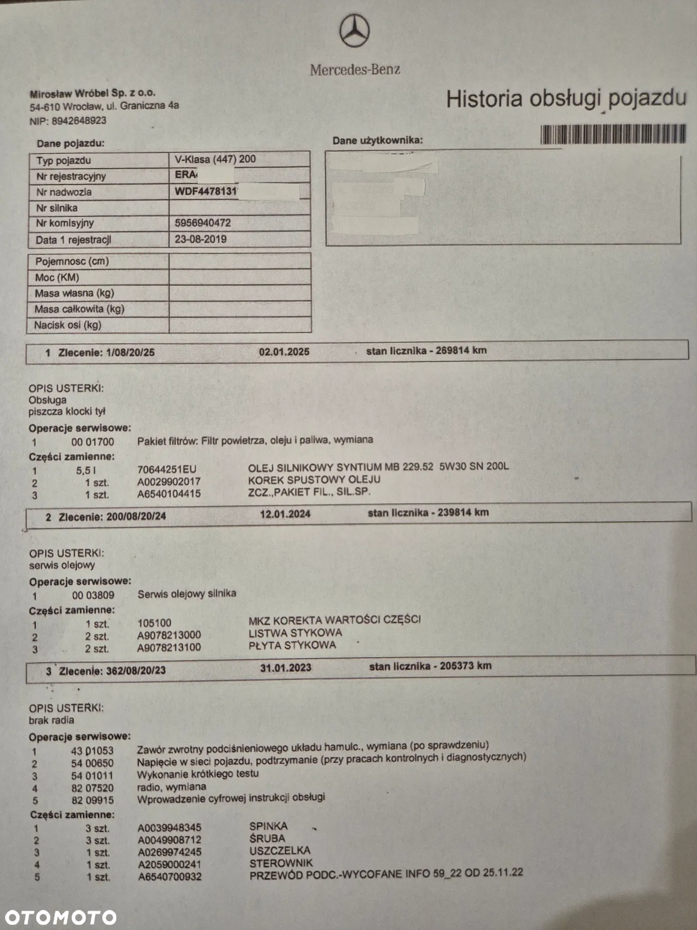 Mercedes-Benz Klasa V 220 d 4-Matic 9G-Tronic (d³ugi) - 11