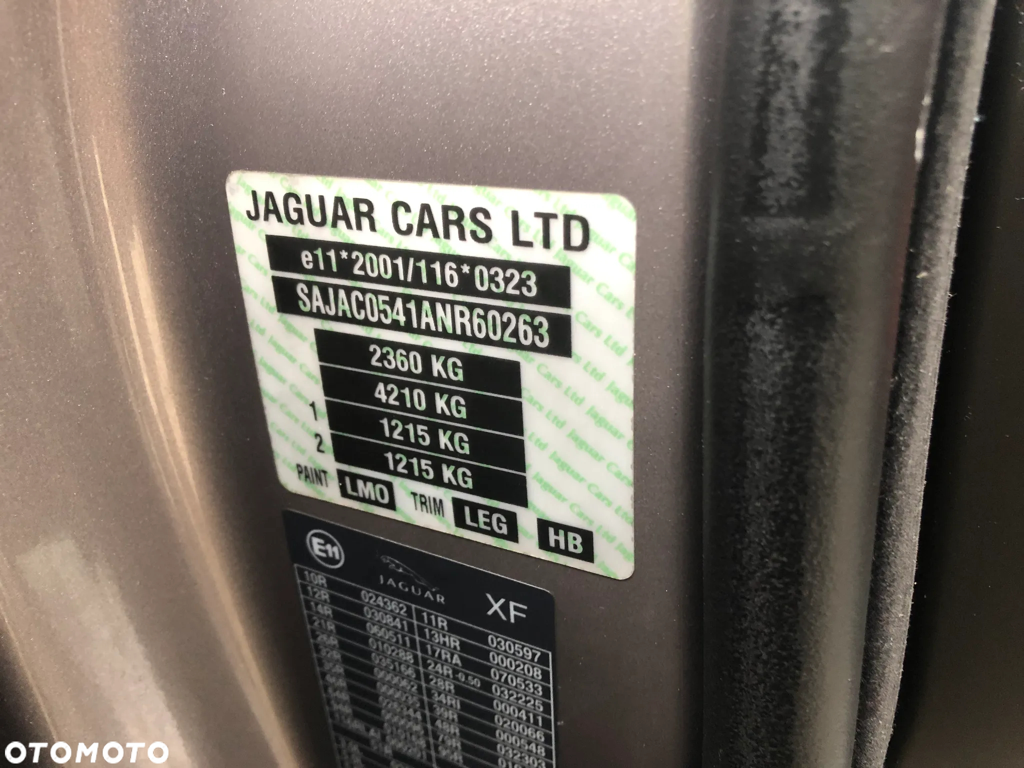 Błotnik tylny lewy ćwiartka LMO Jaguar XF X250 - 2