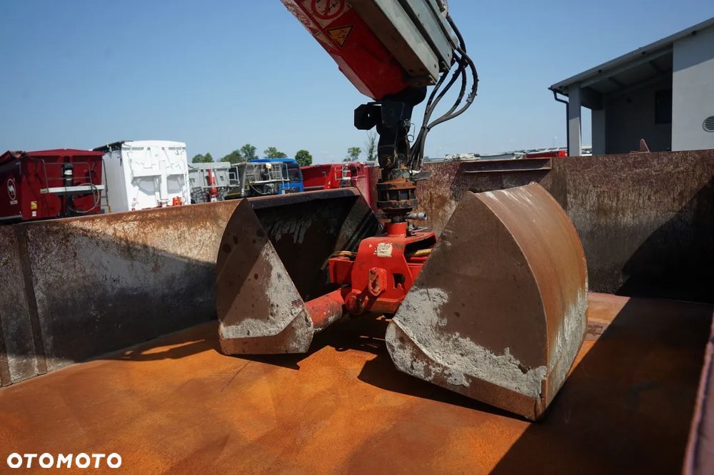 MAN TGM 18.340 / 4X2 / WYWROTKA 3 STRONNA / HYDROBURTA / BORDMATIC + HDS FASSI F165.0.22 / ROTATOR / CHWYTAK / PILOT / EURO 6 - 23