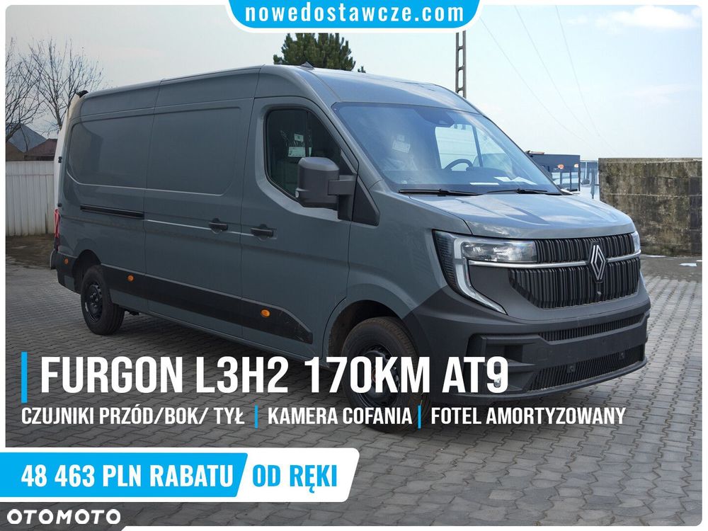Renault Master Furgon L3H2 170KM | Automat AT9 | Drzwi 270 | Kamera cofania - 2