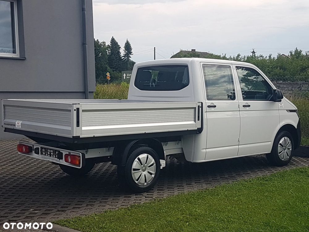 Volkswagen T6 TRANSPORTER DOKA 6-OSÓB PAKA SKRZYNIA ŁADUNKOWA KLIMA DOUBLE KABINA KRAJOWY - 4