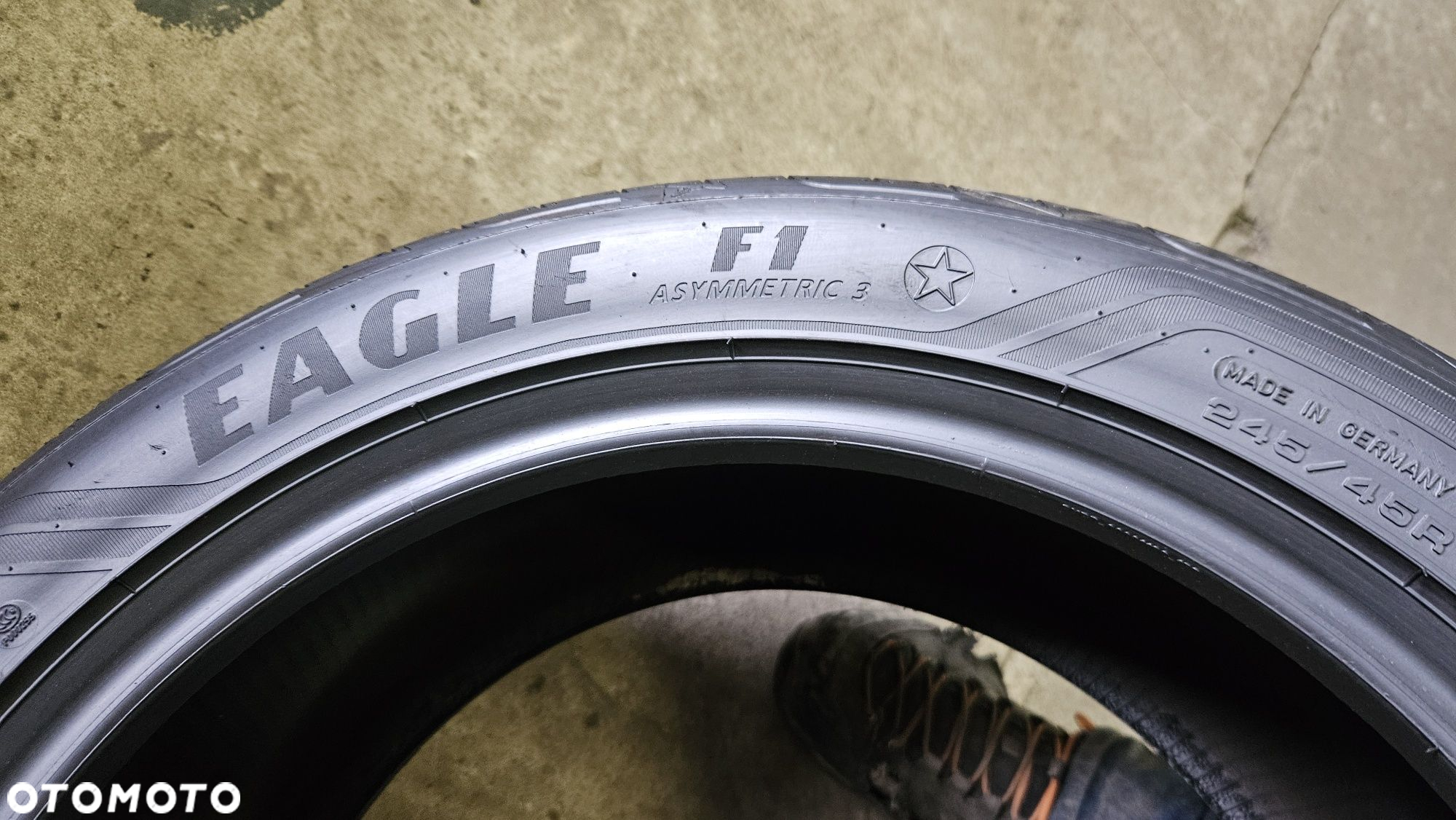 opony używane 245/45R18 Goodyear EAGLE F1 asymetric 3 * - 7